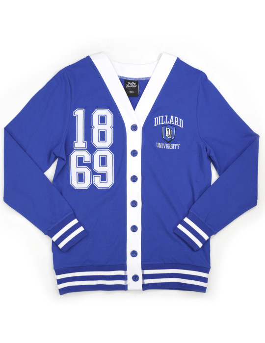 Dillard University Solid Men's Cardigan - 2024