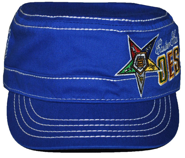 Order of the Eastern Star Blue Captain's Hat - 13
