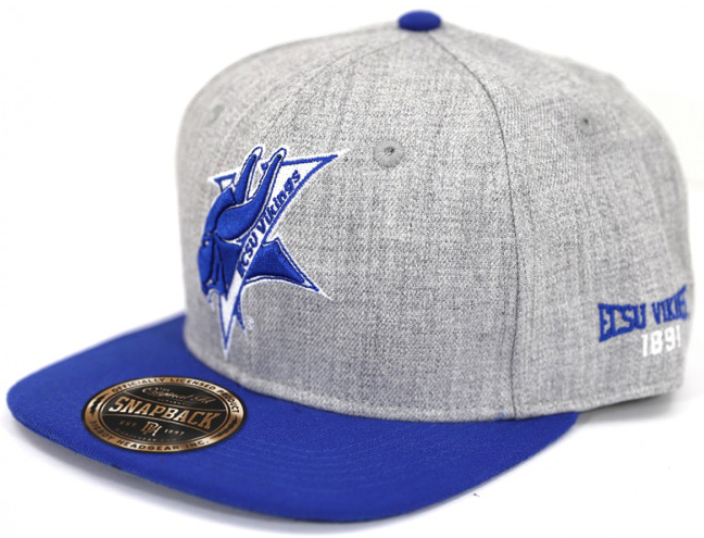 ECSU Grey Snap-back Cap - 1920