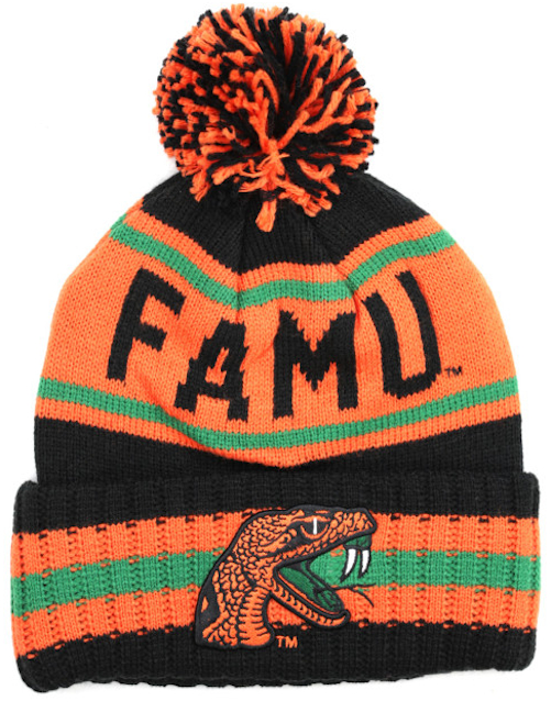 Florida A&M Beanie w/ Puffball - 2023