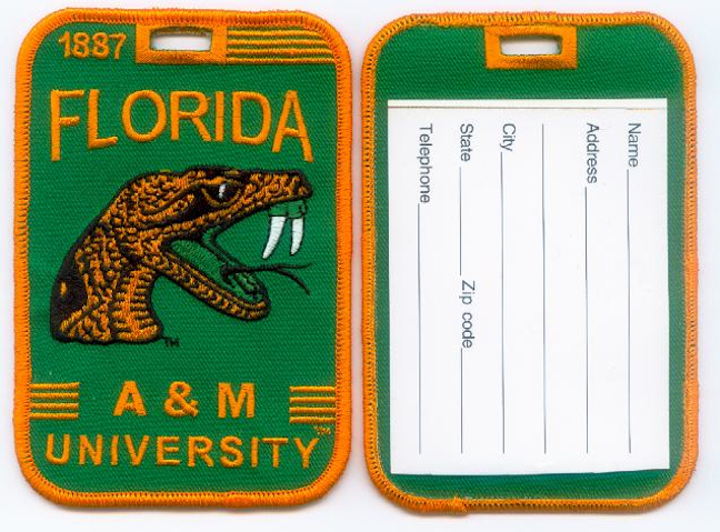Florida A&M Rattlers Luggage Tags - Set of 2