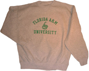 Florida A&M University Big Cotton Fleece Crew