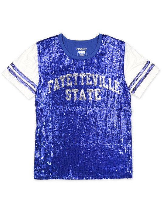 Fayetteville State Sequins Tee - 2024