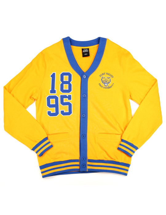 Fort Valley State Gold Men's Cardigan - 2024