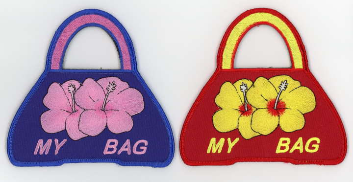 Flowers Purse Luggage Tags - Set of 2