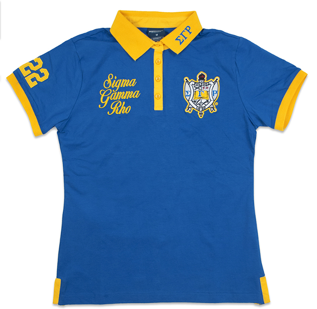 Sigma Gamma Rho Sorority Polo Shirt - 1718