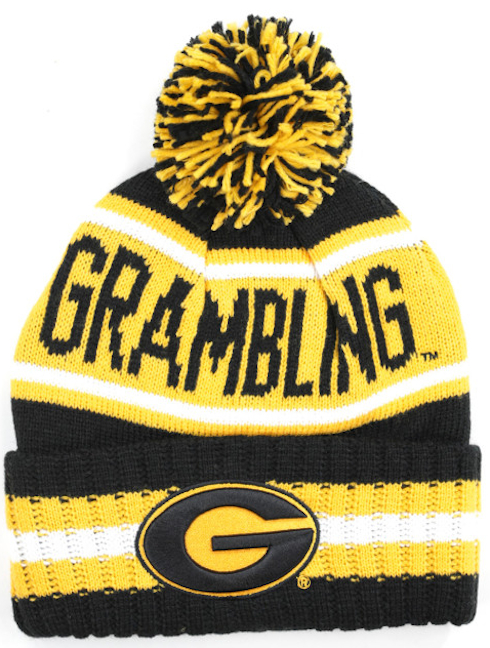 Grambling State Beanie w/ Puffball - 2023