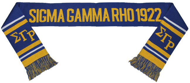 Sigma Gamma Rho Sorority Scarf - BB