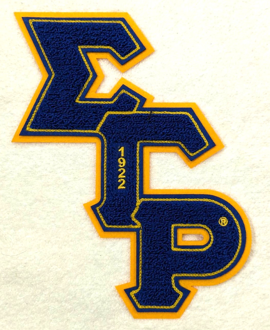 Sigma Gamma Rho Sorority Chenille Diagonal Patch