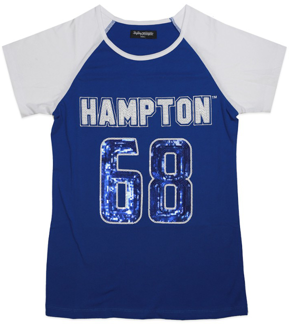 Hampton University Female Patch Tee - 1819