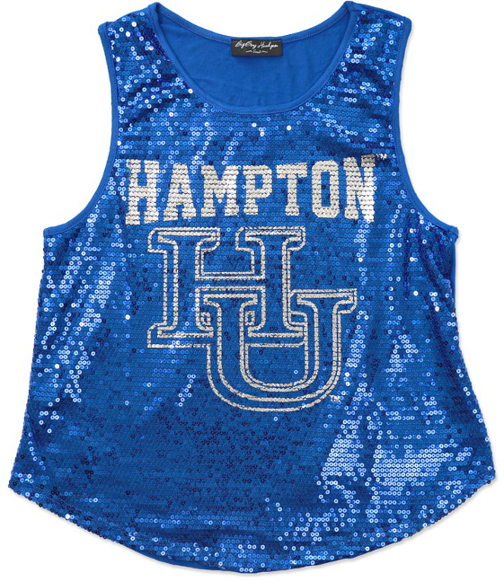 Hampton University Sequins Tank Top - 1819