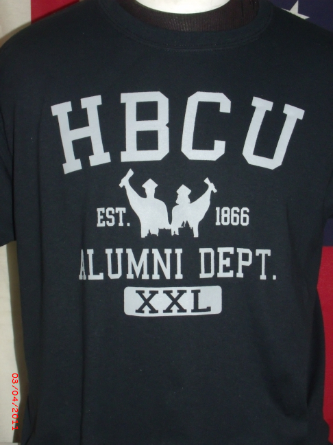 HBCU Athletic Black Tee - LG