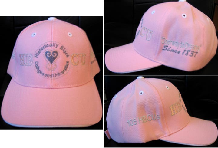 HBCU Cap Pink Sankofa