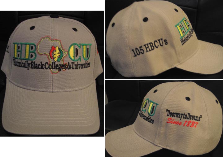 HBCU Cap Tan Gye Embroidered Design