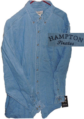 Hampton University Denim Shirt