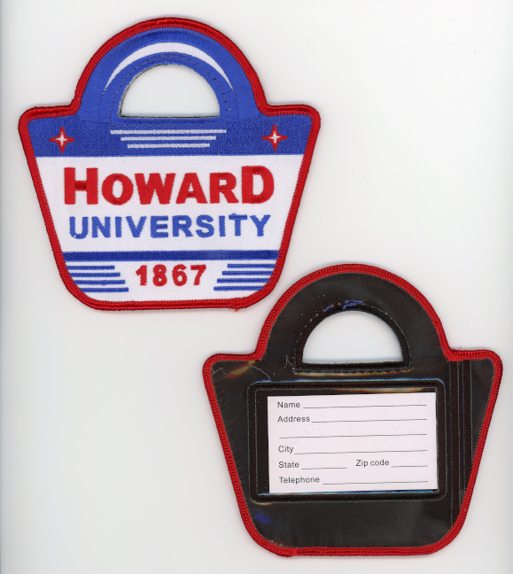 Howard University Purse Luggage Tags - Set of 2