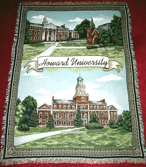 Howard University Buildings Tapestry