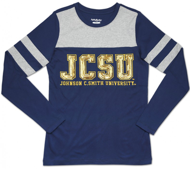 Johnson C Smith Women's Sequin Long-Sleeve Tee - 1920