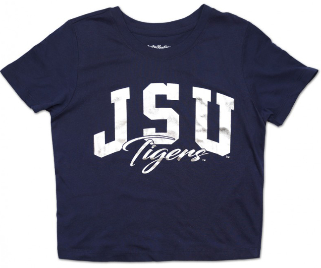 Jackson State Cropped Tee - 1920