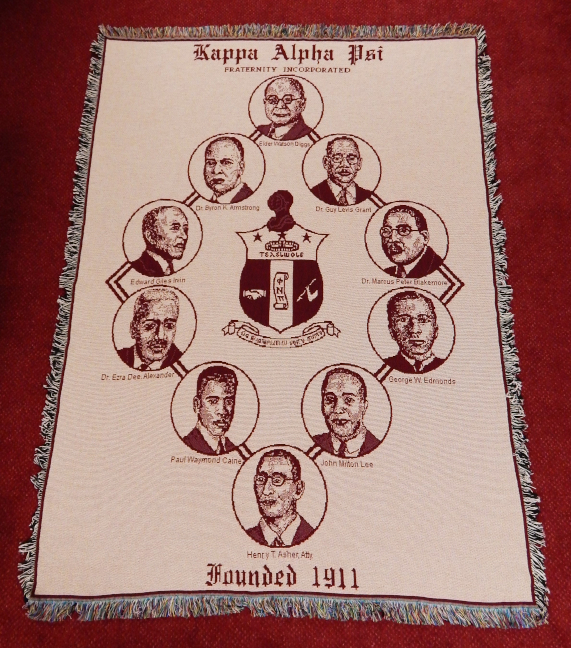 KAPPA ALPHA PSI Founders Throw Tapestry
