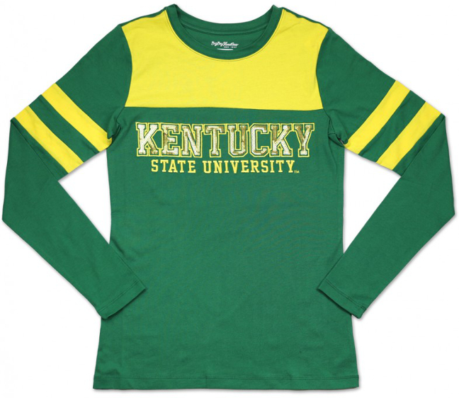 Kentucky State Women's Sequin Long-Sleeve Tee - 1920
