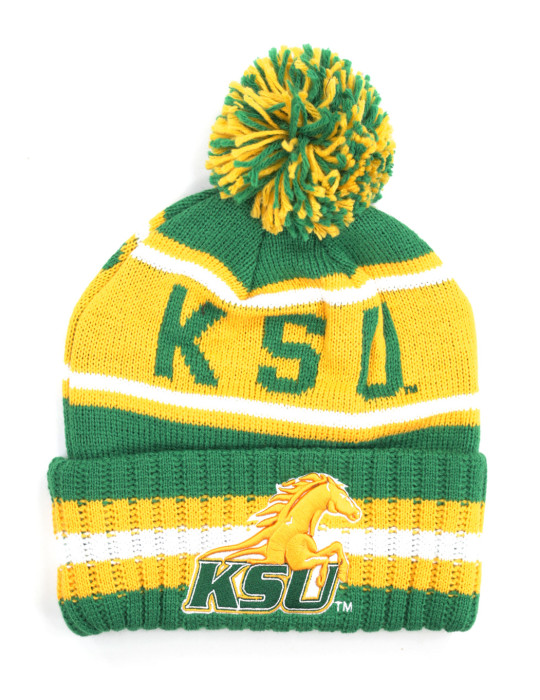 KSU Beanie w/ Puffball - 2024