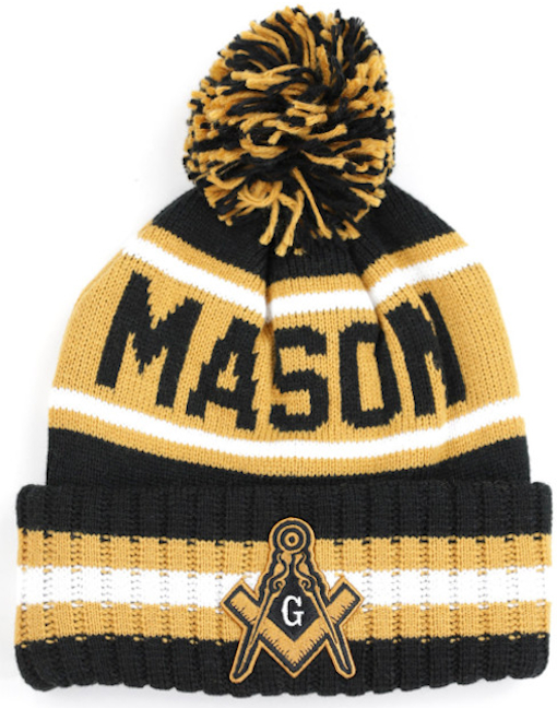 Mason Letter Beanie w/ Puffball - 2023