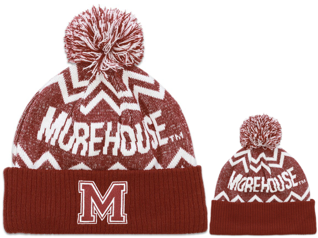 Morehouse College Beanie w/ Puffball - 1920