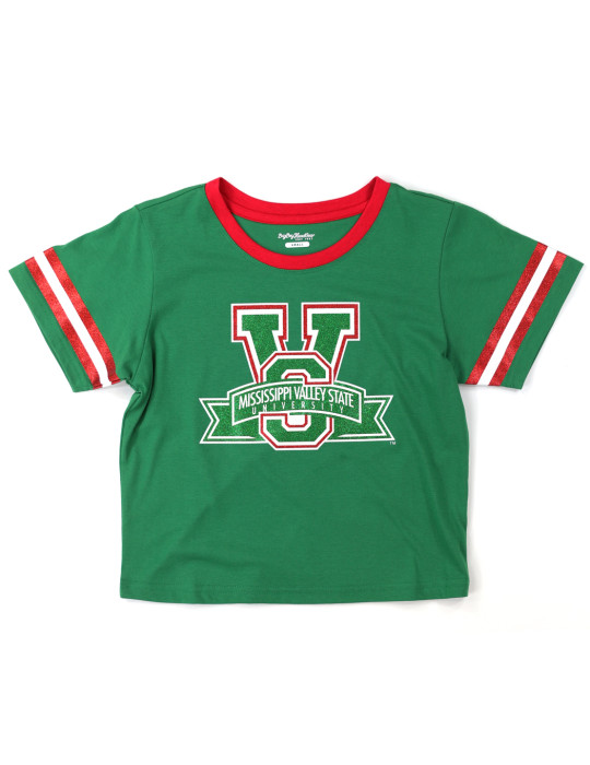 Mississippi Valley State Women's Cropped Tee - 2025