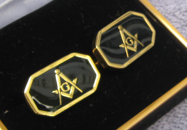 Mason Gold Octagonal Cufflinks