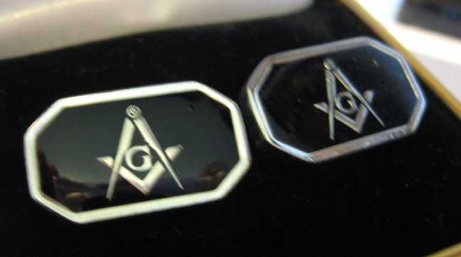 Mason Silver Octagonal Cufflinks