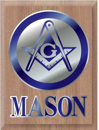 Mason Wall Plaque Circle Crest - CQ