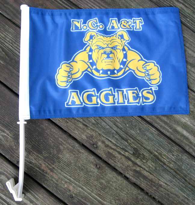 NCA&T Premium Car Flag