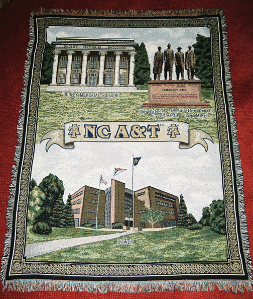 NCA&T Buildings Tapestry