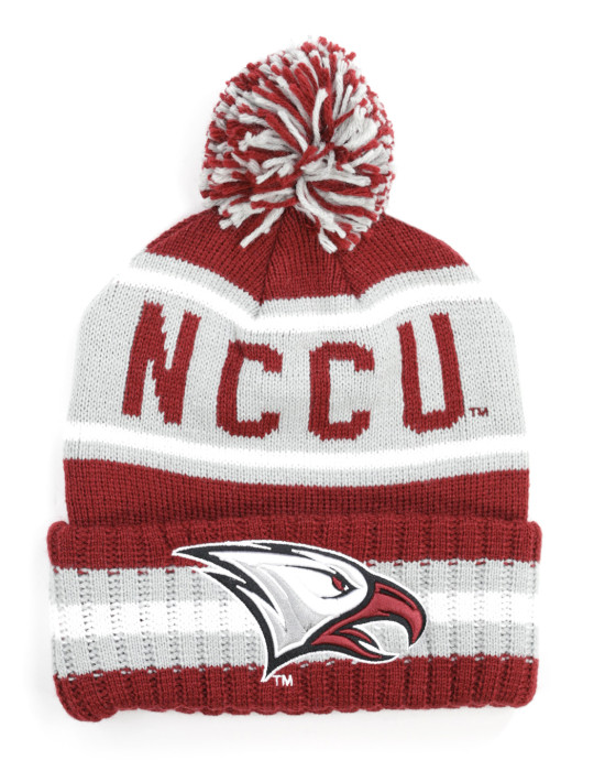 NCCU Beanie w/ Puffball - 2024