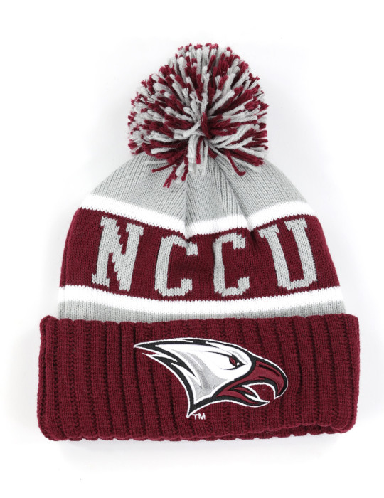 North Carolina Central Beanie w/ Puffball - 2025