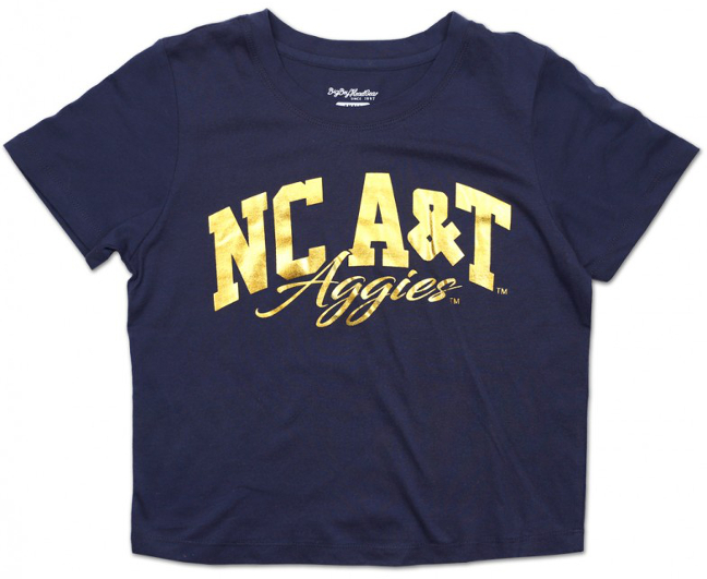NC A&T Cropped Tee - 1920