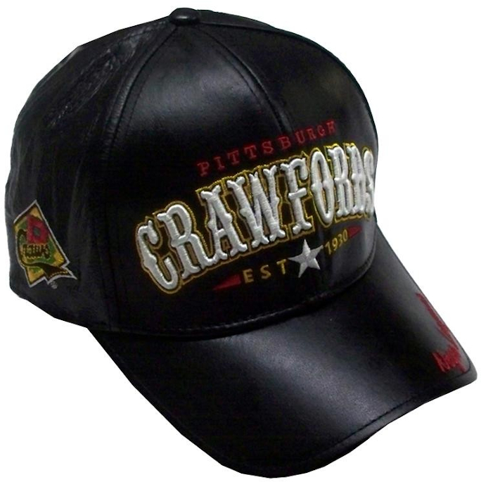 Negro Baseball Pittsburgh Crawfords Legends Leather Cap_NLL041CR