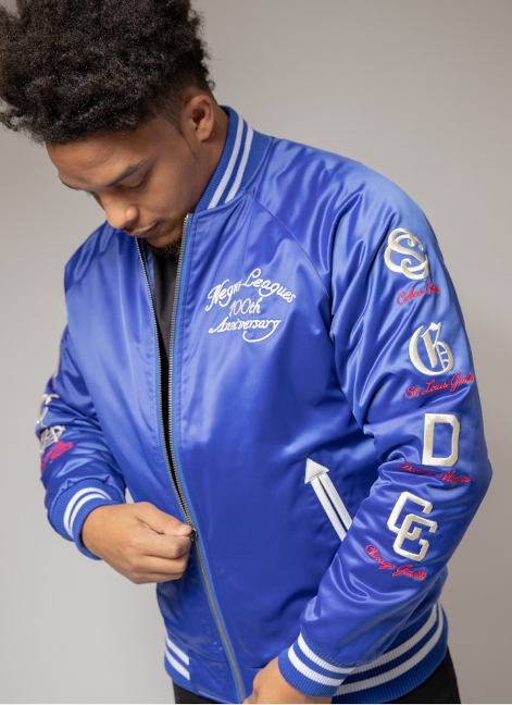 Negro Baseball League Centennial Satin Baseball Jacket - 2020