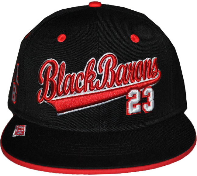 Negro Baseball Black Barons Legacy Cap_NLEG143BB-BLK