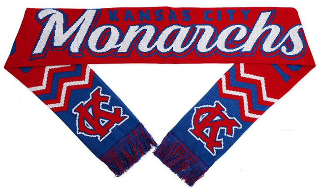 NLBM Monarchs Red Blue Scarf - 1920