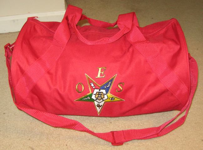 Order of the Eastern Star Barrel Duffle Bag
