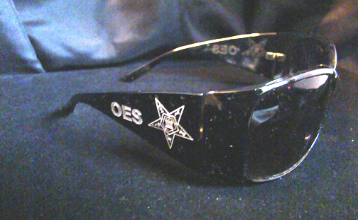 Order of the Eastern Star Sunglasses - Black