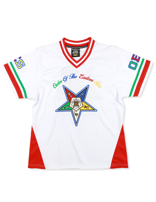 OES White Football Jersey - 2024
