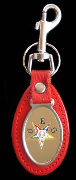 OES Leather Key Ring