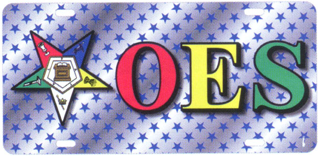 OES Printed Crest License Plate