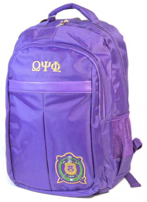 Omega PU Leather Backpack