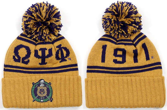 Omega OLD Gold Beanie w/ Puffball - 2020