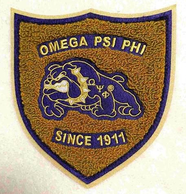 Omega Chenille Bulldog Shield Patch