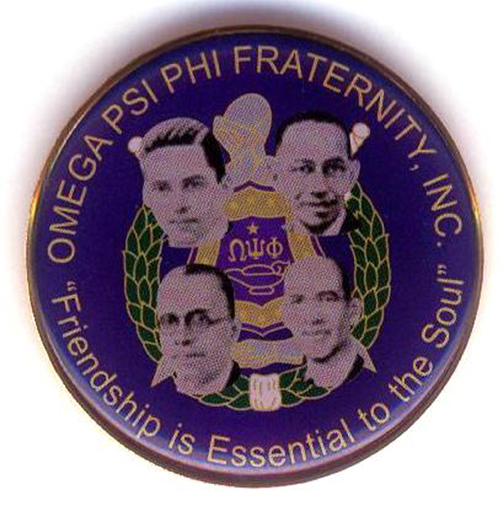Omega Psi Phi Founders Pin - 2